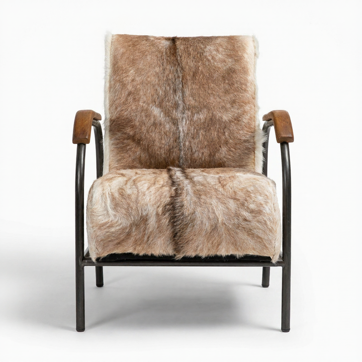 DURHAM HAIR ON HIDE ARM CHAIR