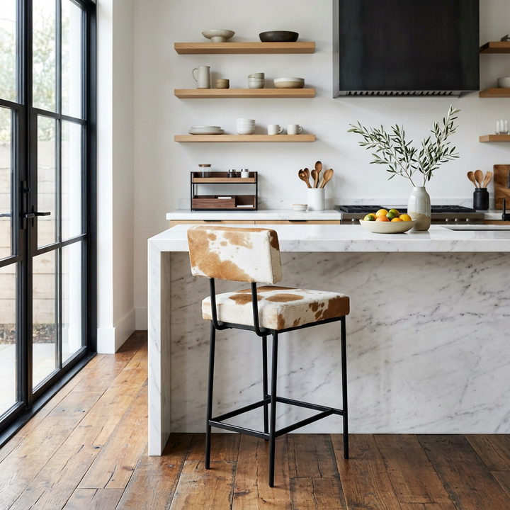 EASTON HAIR ON HIDE COUNTER CHAIR