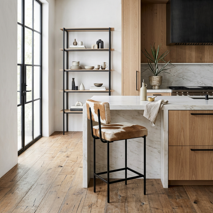EASTON HAIR ON HIDE COUNTER CHAIR
