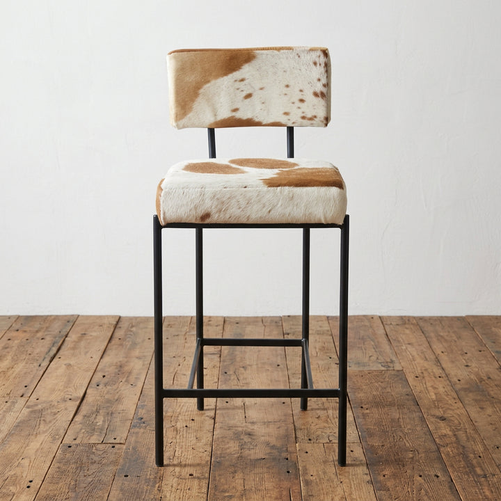 EASTON HAIR ON HIDE COUNTER CHAIR