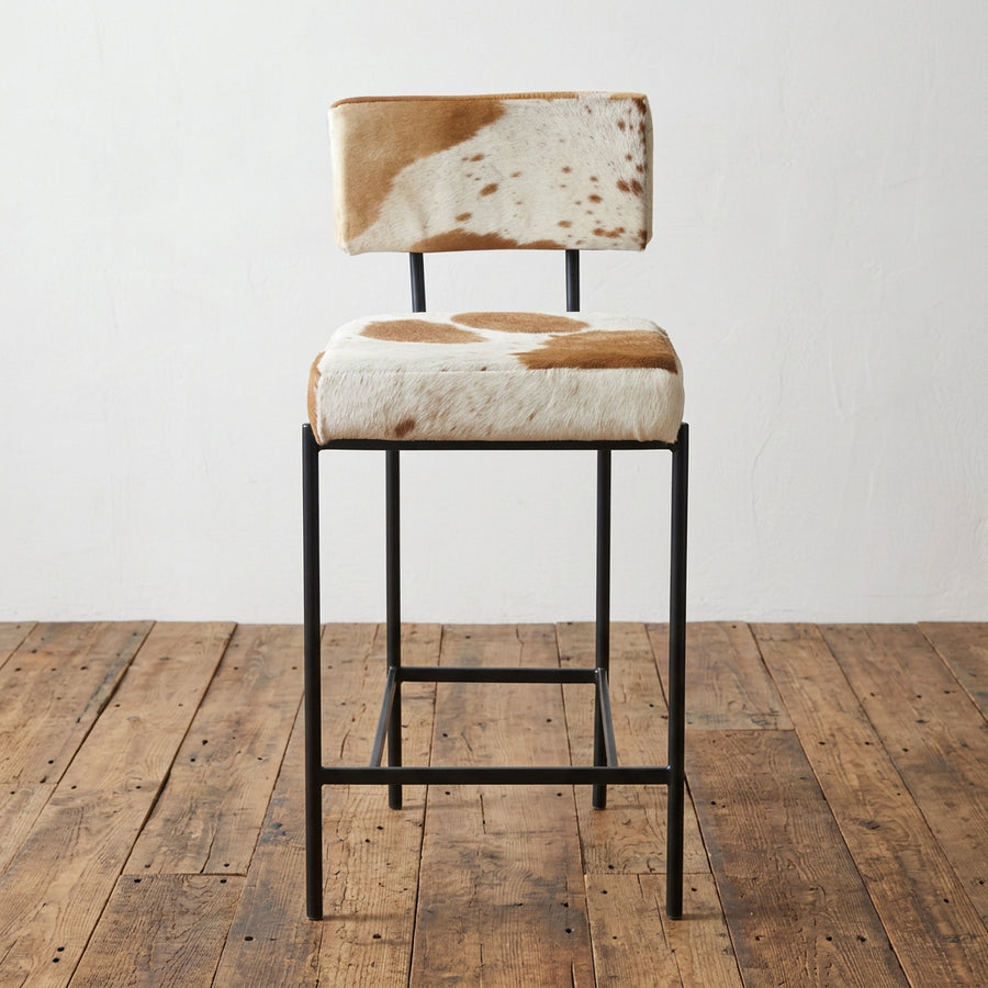 EASTON HAIR ON HIDE COUNTER CHAIR