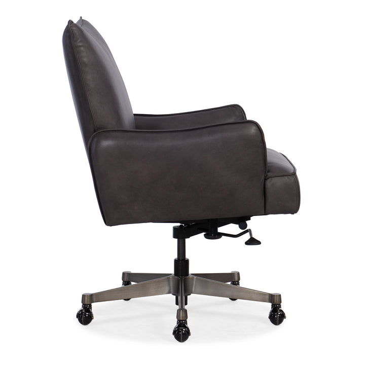 QUINN EXECUTIVE SWIVEL TILT CHAIR - SIDE VIEW