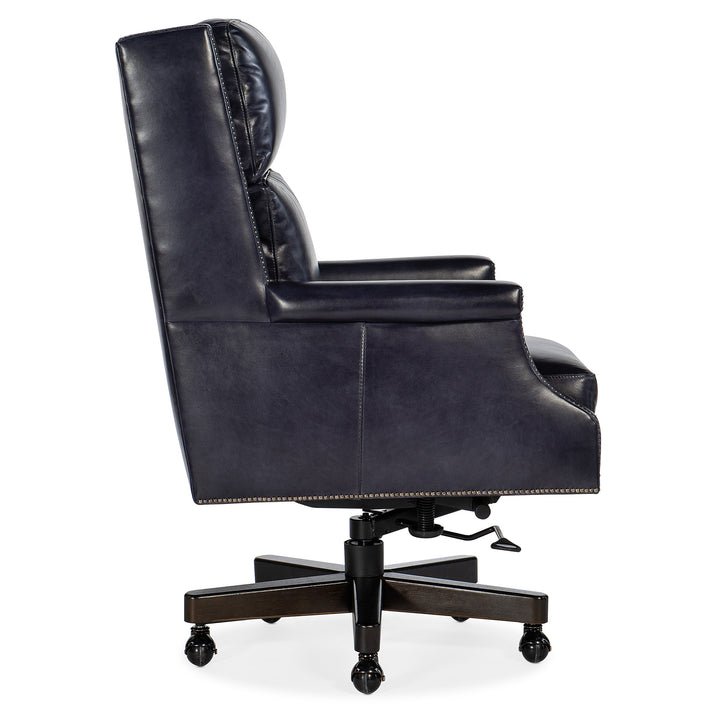 BECKETT EXECUTIVE SWIVEL WOOD CAPPED TILT CHAIR