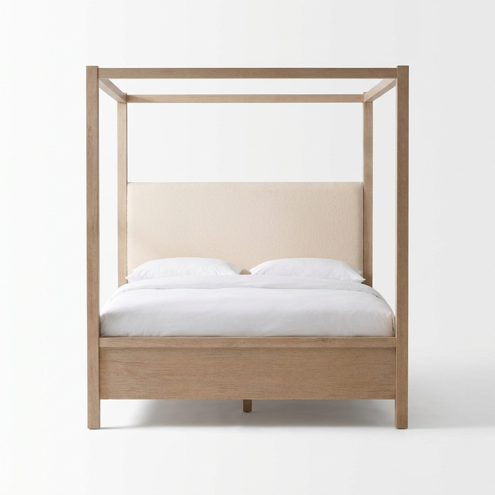 ELLIS CANOPY BED: LIGHT WARM WASH