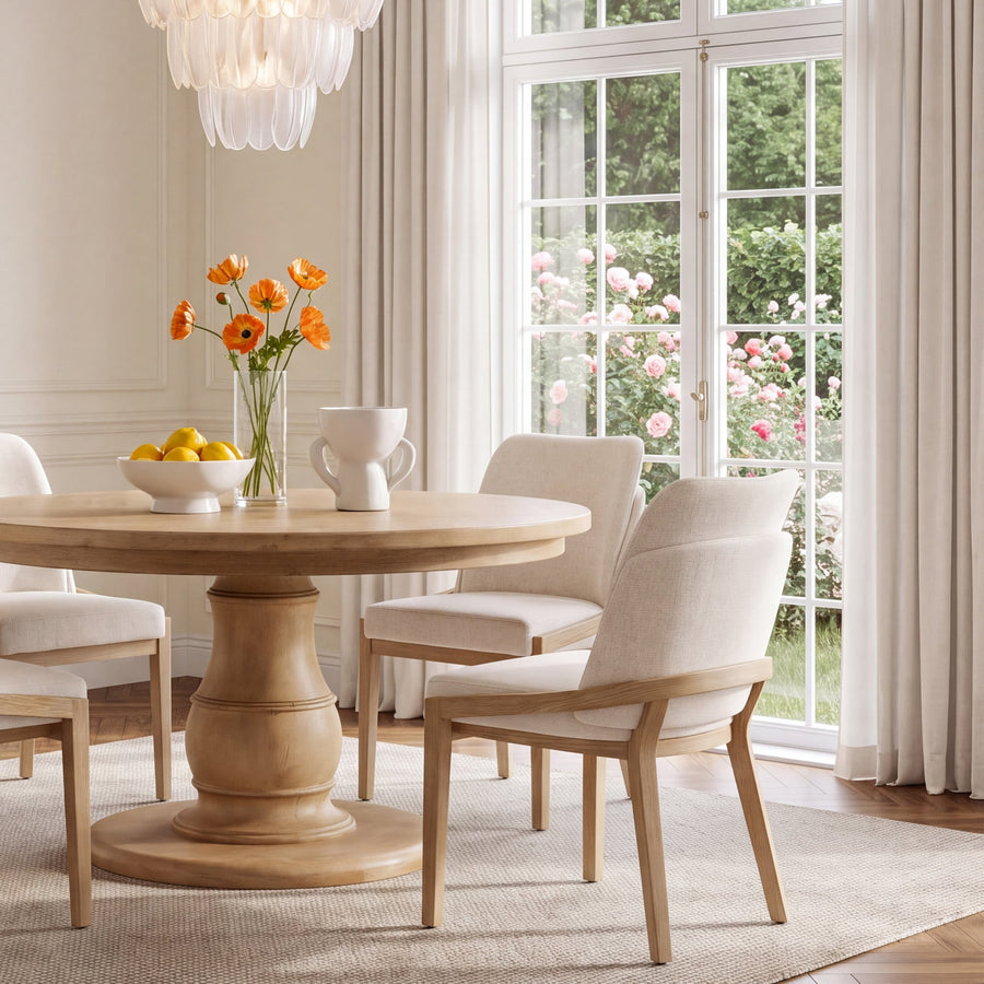 ELOWYN 59" ROUND DINING TABLE