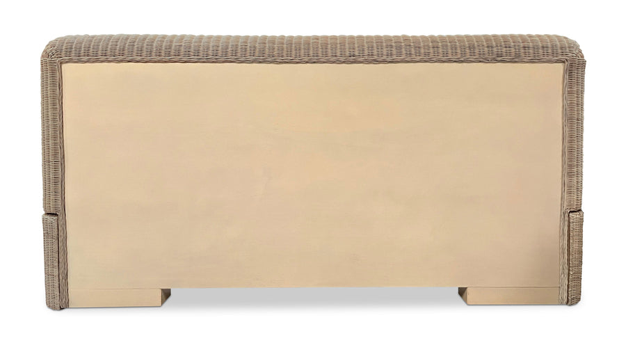 SENNA WOVEN RATTAN PLATFORM BED