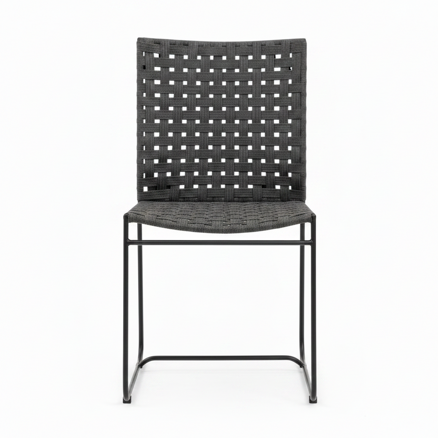 EZRA INDOOR-OUTDOOR ROPE DINING CHAIR