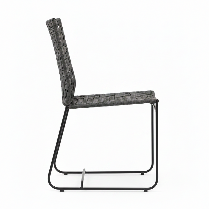 EZRA INDOOR-OUTDOOR ROPE DINING CHAIR
