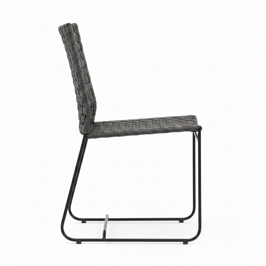 EZRA INDOOR-OUTDOOR ROPE DINING CHAIR