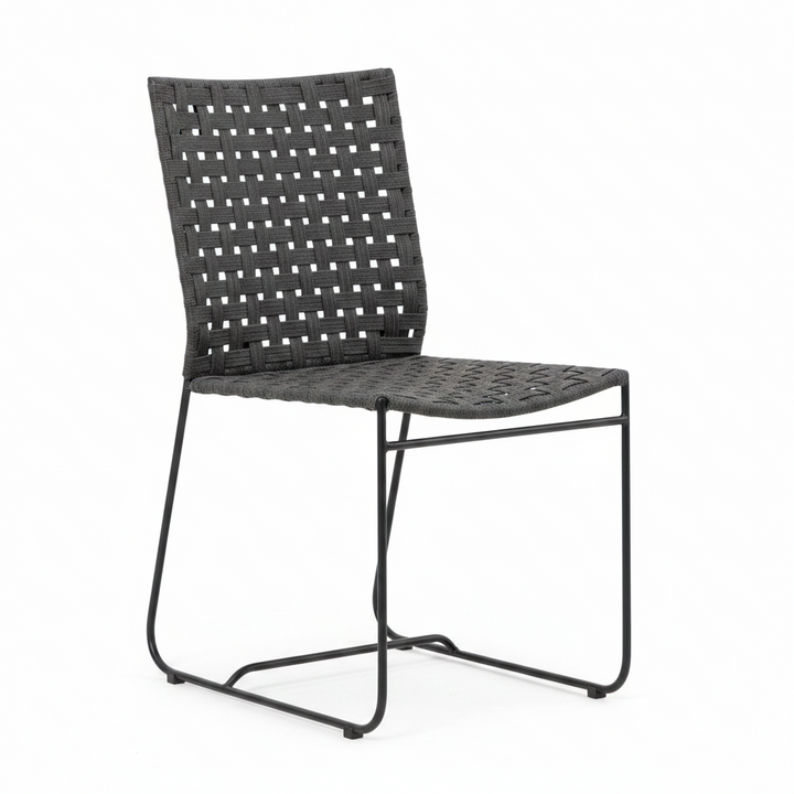 EZRA INDOOR-OUTDOOR ROPE DINING CHAIR