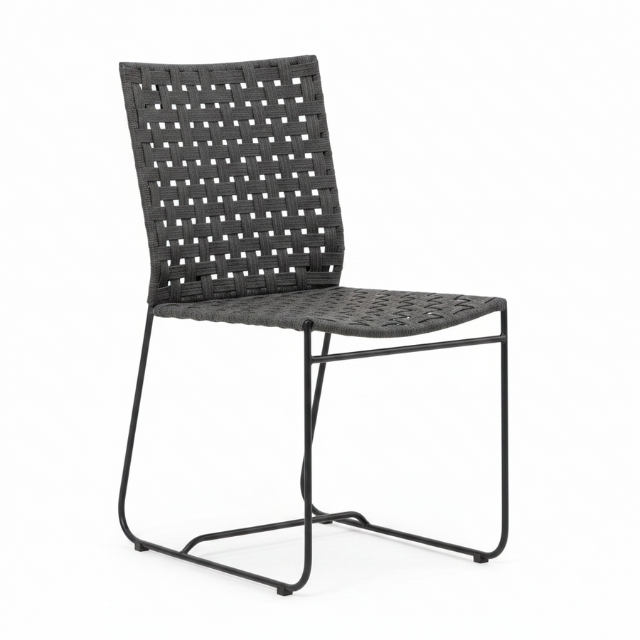 EZRA INDOOR-OUTDOOR ROPE DINING CHAIR