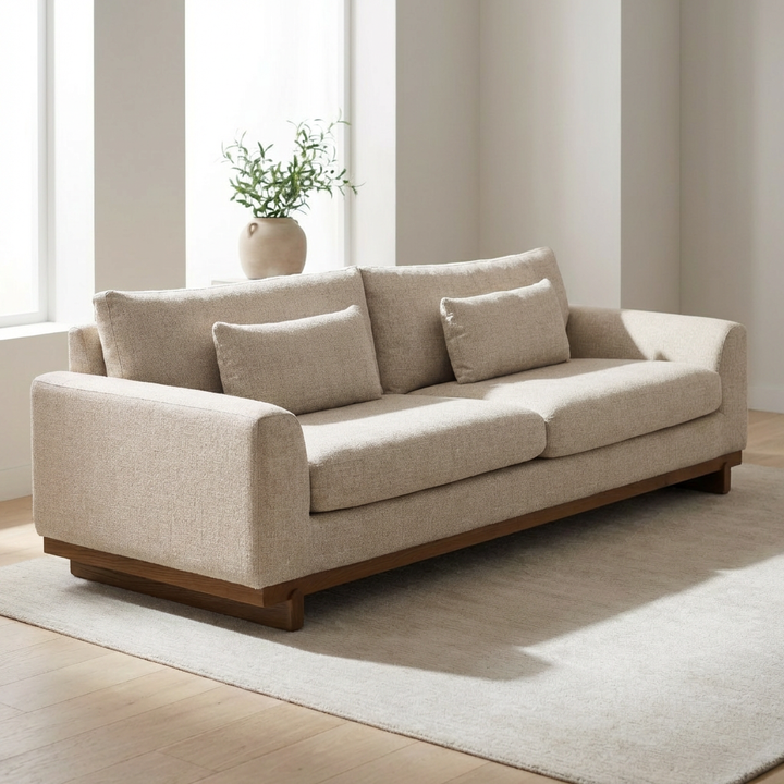 FIELD FAWN TWEED SOFA