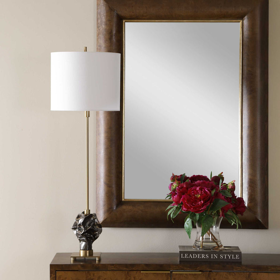 FIORI SCULPTURAL BRASS BUFFET LAMP