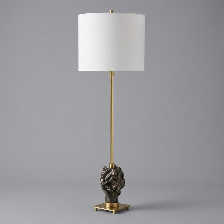 FIORI SCULPTURAL BRASS BUFFET LAMP