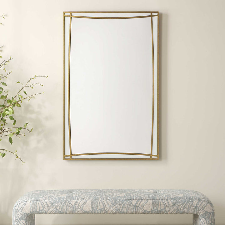 FLORENCE ANTIQUE GOLD VANITY MIRROR