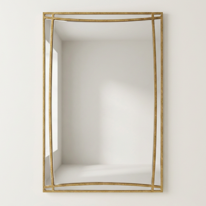 FLORENCE ANTIQUE GOLD VANITY MIRROR