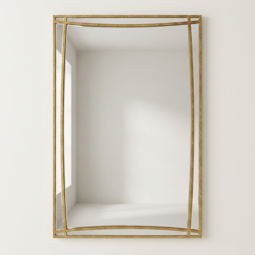 FLORENCE ANTIQUE GOLD VANITY MIRROR