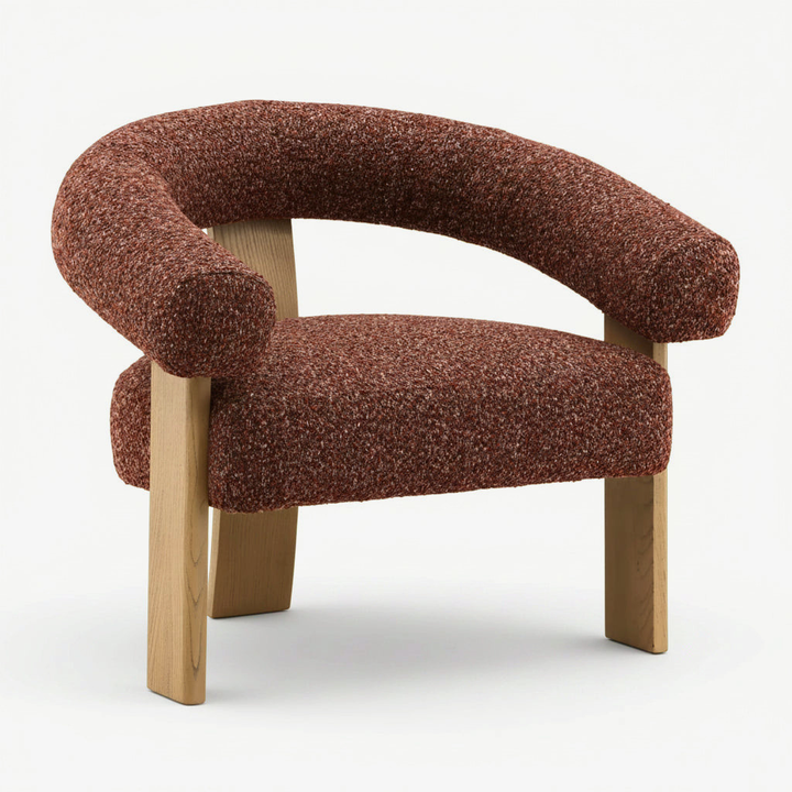 FRANCIS BOUCLE UPHOLSTERED ARMCHAIR