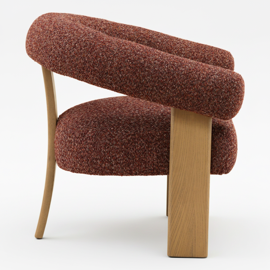 FRANCIS BOUCLE UPHOLSTERED ARMCHAIR