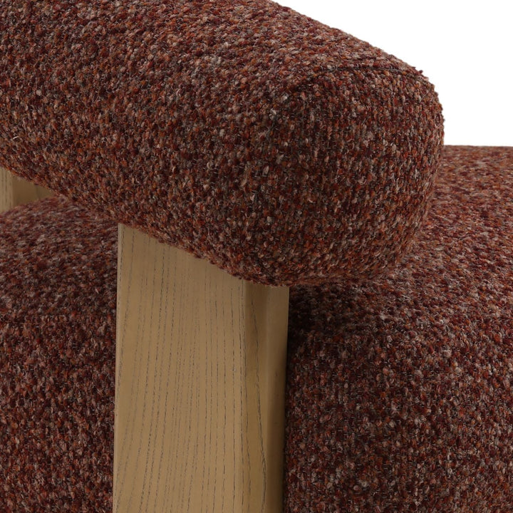 FRANCIS BOUCLE UPHOLSTERED ARMCHAIR