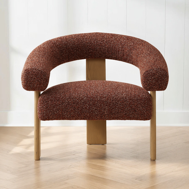FRANCIS BOUCLE UPHOLSTERED ARMCHAIR