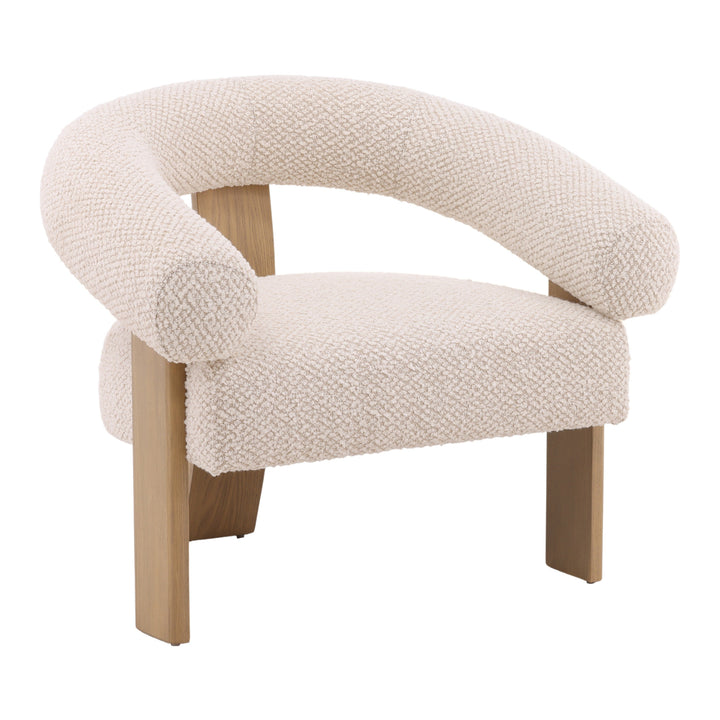 FRANCIS CREAM BOUCLE ARM CHAIR