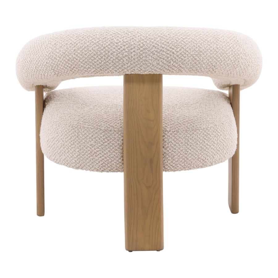 FRANCIS CREAM BOUCLE ARM CHAIR