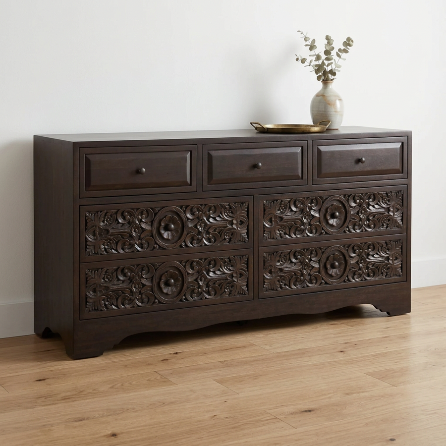 HAVELI VINTAGE BROWN DRESSER