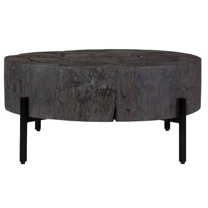 ADJOIN RUSTIC BLACK COFFEE TABLE