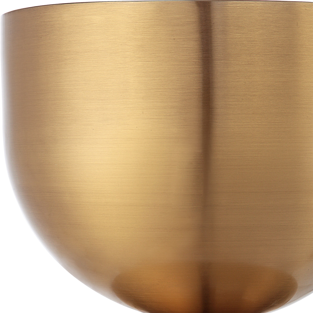 GOLDEN VESSEL MODERN ACCENT TABLE