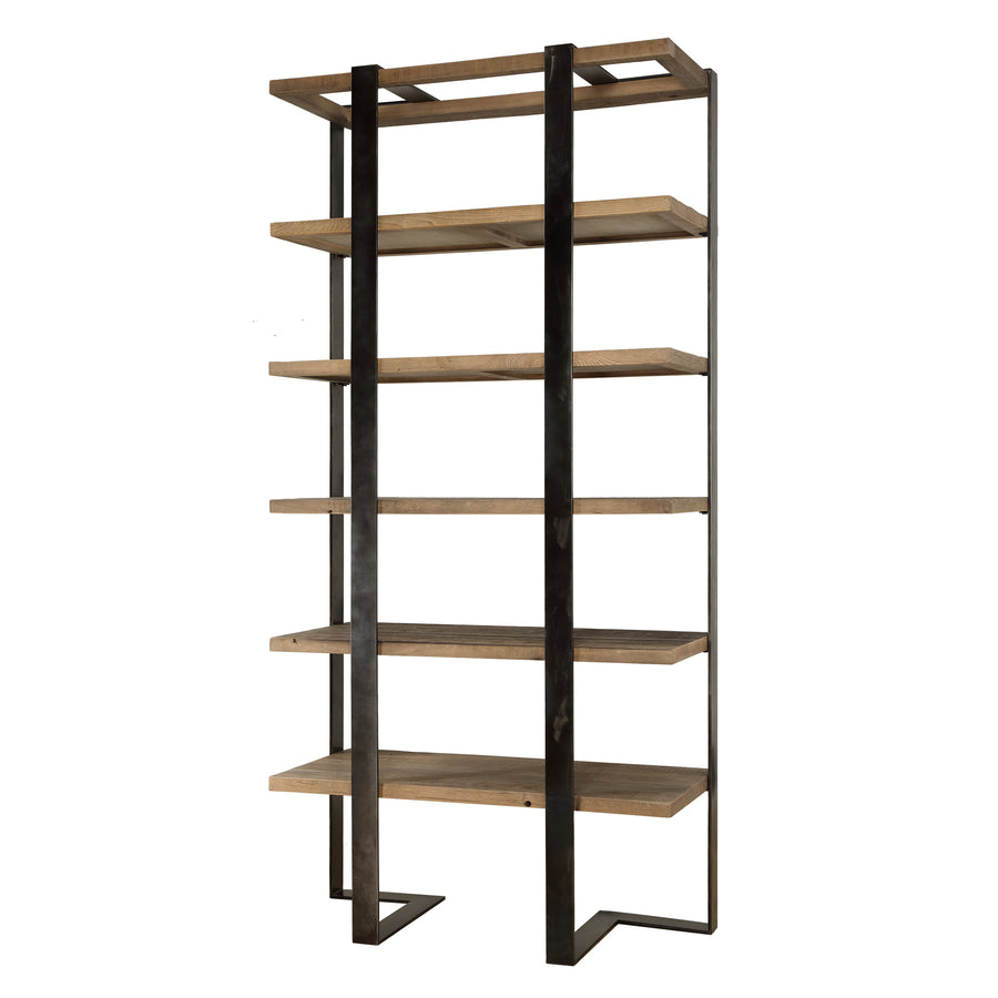 FELIX RECLAIMED OAK DISPLAY SHELF