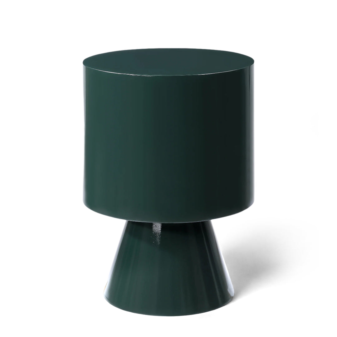 DENISON DARK GREEN LACQUER ACCENT TABLE