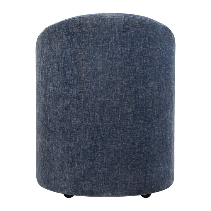 HARBOR BLUE ROLLING DINING CHAIR