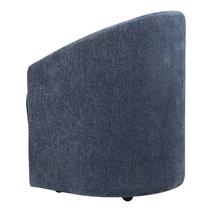 HARBOR BLUE ROLLING DINING CHAIR