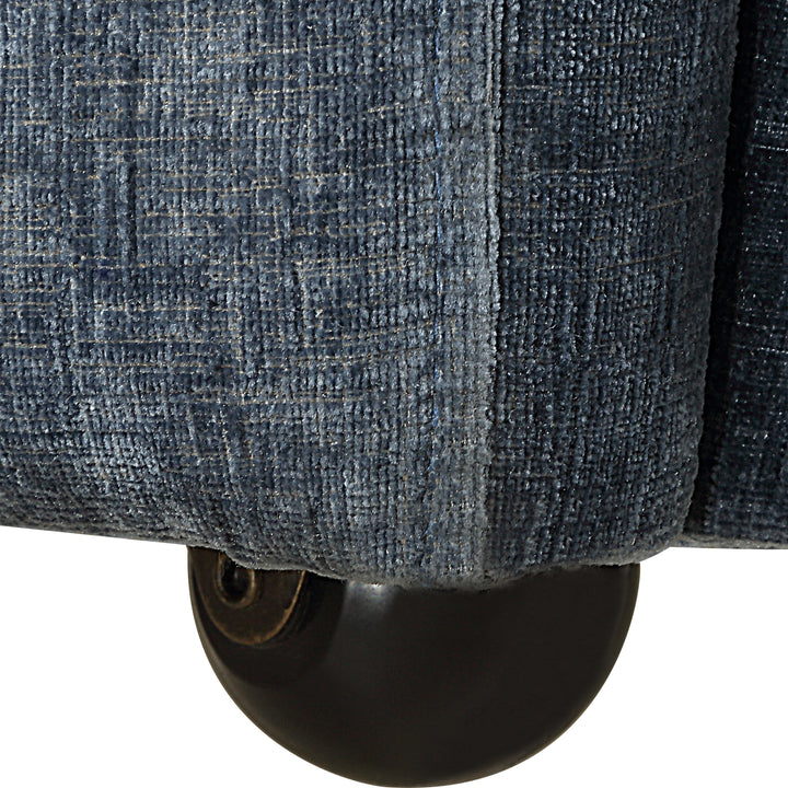 HARBOR BLUE ROLLING DINING CHAIR