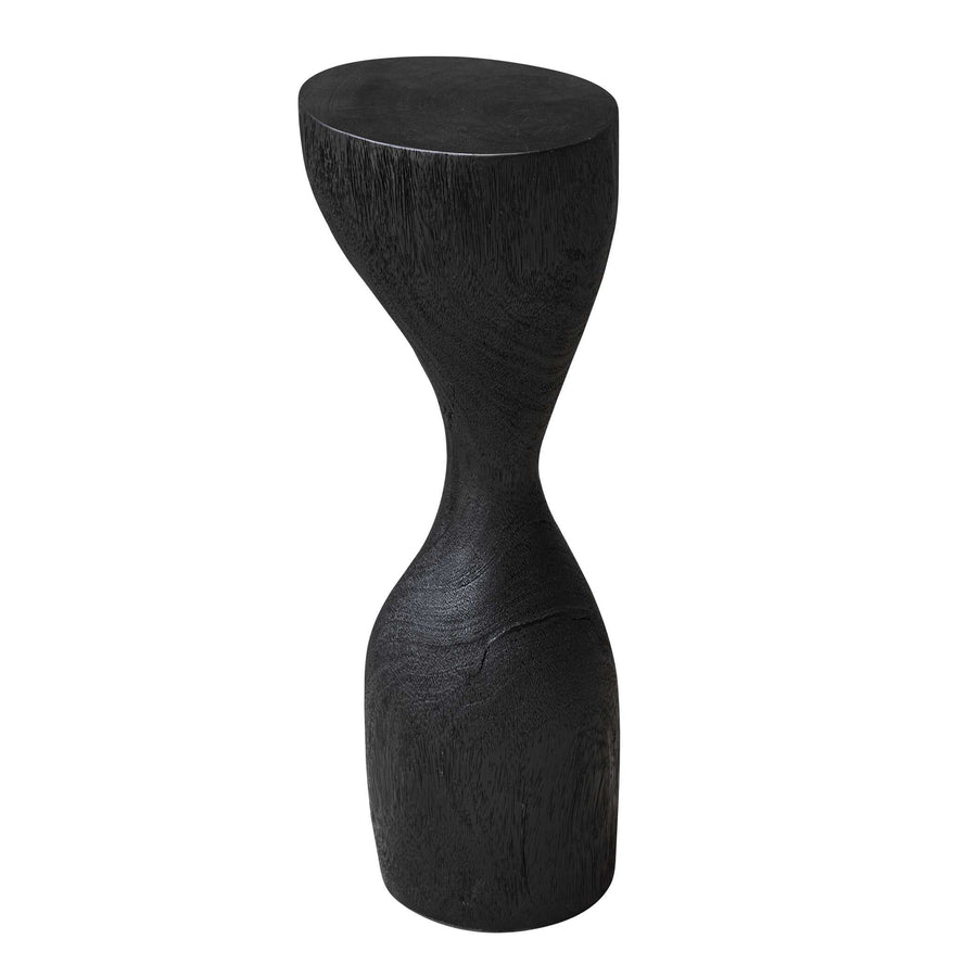 MATTISON BLACK TEAK ACCENT TABLE