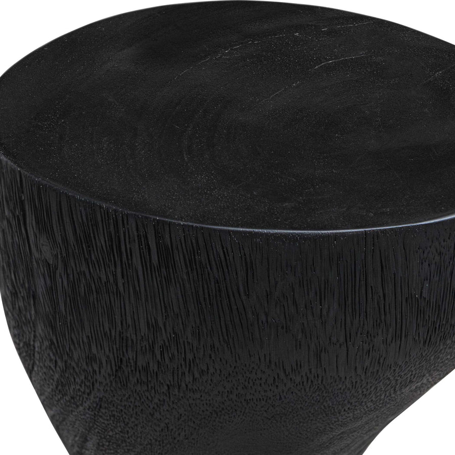 MATTISON BLACK TEAK ACCENT TABLE