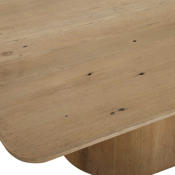 CAMERON AGED NATURAL OAK COFFEE TABLE