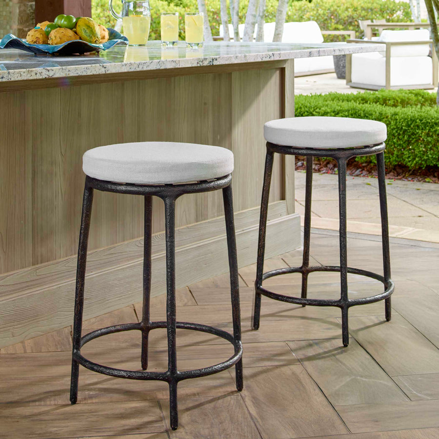 THAYER OUTDOOR COUNTER STOOL