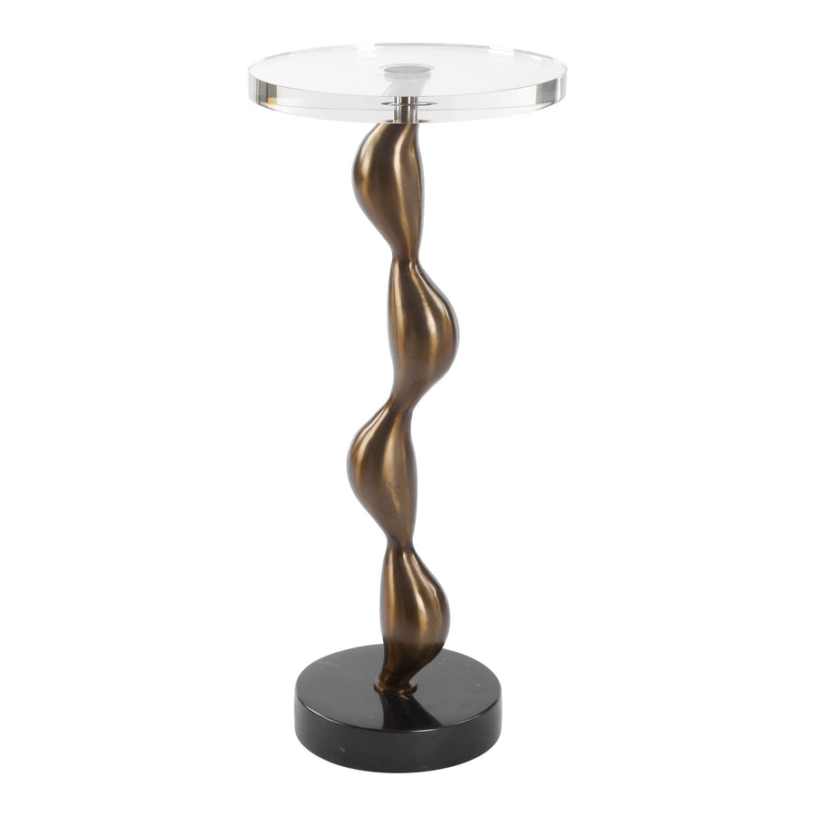 REMOLINO CRYSTAL + BRONZE DRINK TABLE