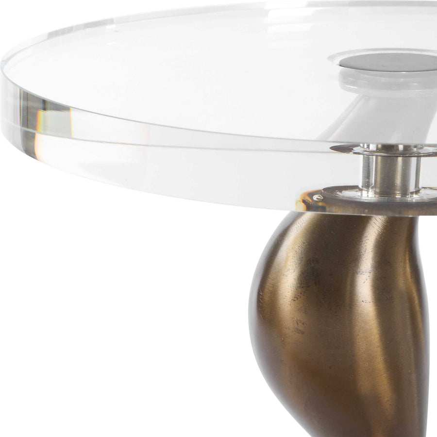 REMOLINO CRYSTAL + BRONZE DRINK TABLE