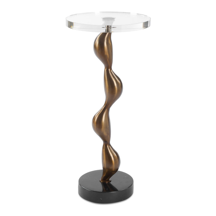 REMOLINO CRYSTAL + BRONZE DRINK TABLE