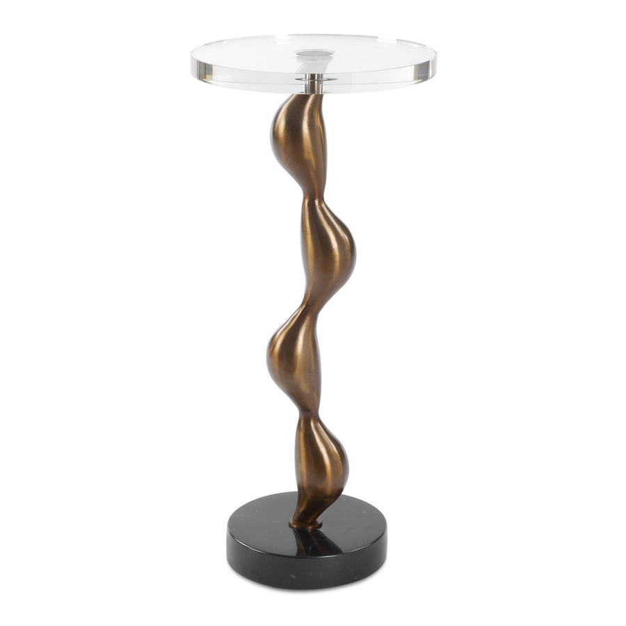 REMOLINO CRYSTAL + BRONZE DRINK TABLE