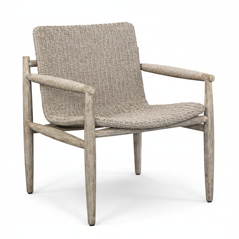 SUMBA WICKER OUTDOOR LOUNGE CHAIR