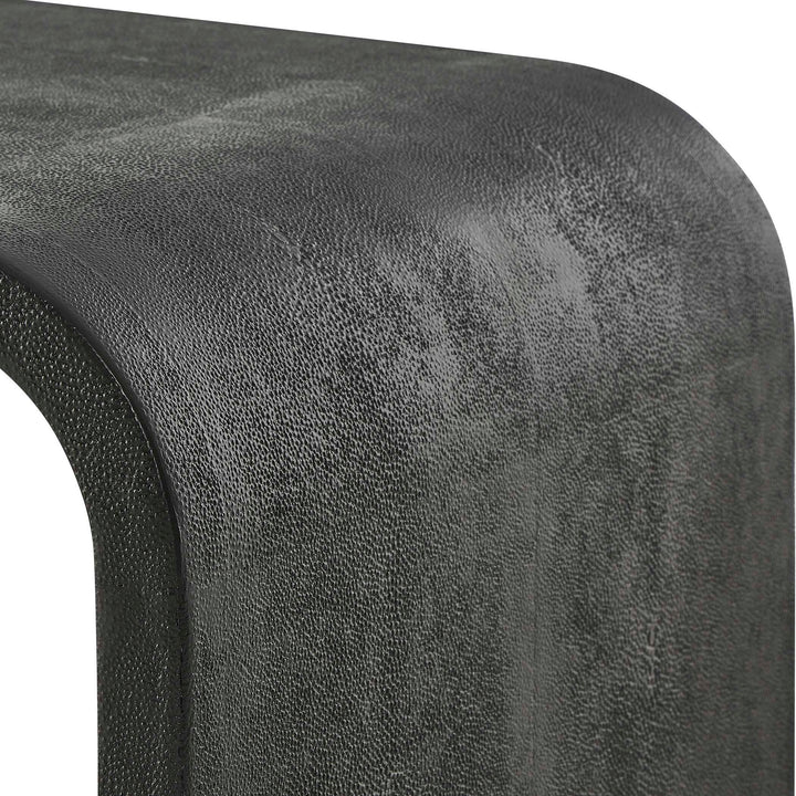 INTERPOSE SHAGREEN NESTING SIDE TABLES