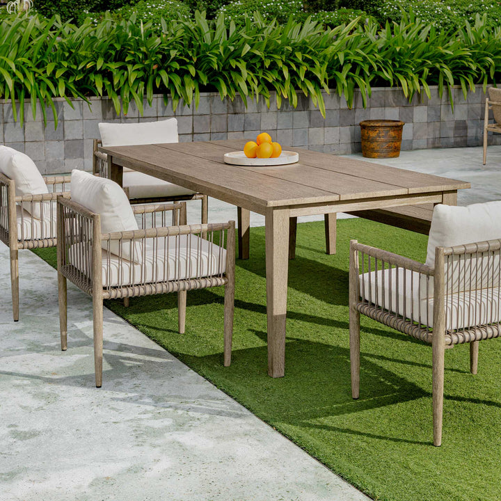 FORSYTH WEATHERED GRAY OUTDOOR DINING TABLE