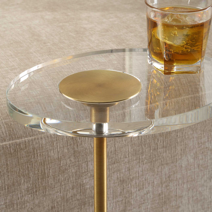 KAUFMAN CRYSTAL ACCENT TABLE