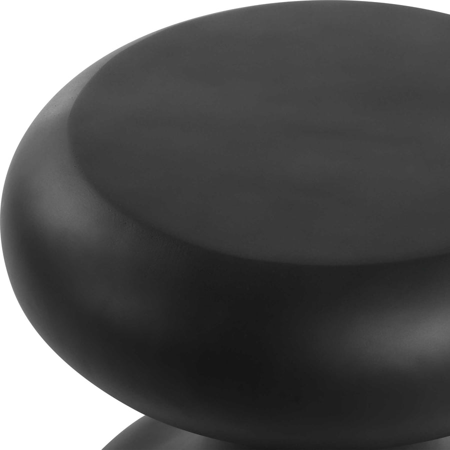 ROBLES BLACK INDOOR-OUTDOOR ACCENT TABLE