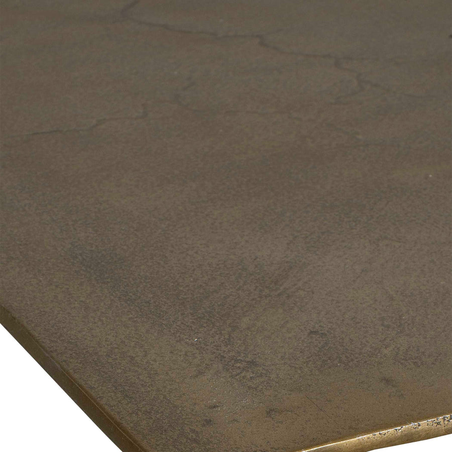 READE CAST ALUMINUM COFFEE TABLE