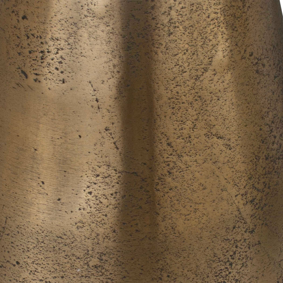 TORIN MARBLE & BRASS ACCENT TABLE